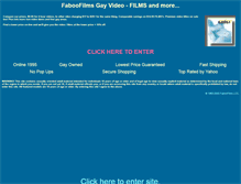 Tablet Screenshot of faboofilms.com